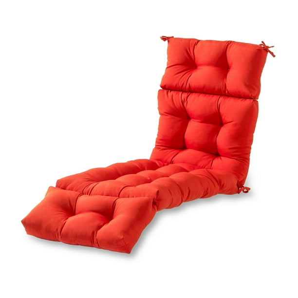 Lounge Chair Cushion 24D High Resilience Sponge Hidden Zipper Patio Lounge Cushion Olefin Fabric Large Size Outdoor Chaise Lounge Cushion Red 79 x 26 x 3 Inch with Straps Lounge Chair Cushion 24D High Resilience Sponge Hidden Zipper Patio Lounge Cushion Olefin Fabric Large Size Outdoor Chaise Lounge Cushion Red 79 x 26 x 3 Inch with Straps